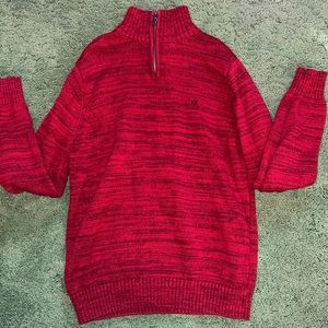 Kids quarter zip sweater